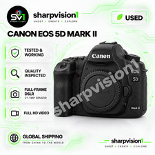 Used Canon EOS 5D Mark II 21MP Full Frame DSLR Body Only 1080p HD 3 Inch LCD