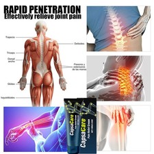 USA CapsaCare Neuropathy Massage Cream   Soothing Nerve Pain Relief 100g