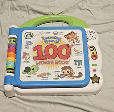 LeapFrog Learning Friends 100 Word Book English Spanish Pre-School 18 Months