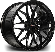 Alloy Wheels 20" Velocity VF8 Black Gloss For Lexus IS 220d [Mk2] 05-12