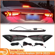 Smoke LED Tail Lights Trunk Lamp Set For Toyota Avalon 2019-2023 Rear Lamps