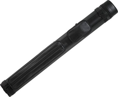 Action Brand ACN22 2X2 Oval Hard Vinyl Pool/Billiard Cue Case - Black