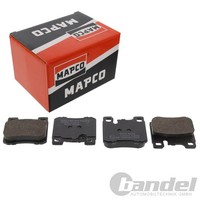 Mapco BremsbelÄGe Satz Hinten Passend FüR Mercedes 124 190 C-KLASSE E-KLASSE | 6