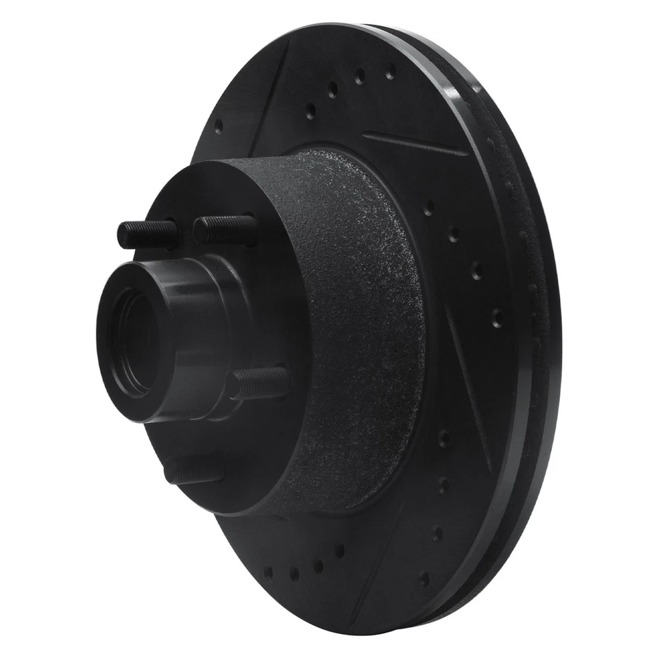 For Dodge Charger 73-76 Brake Rotor DFC Premium Drilled & Slotted Front Driver Foto 2 de 4