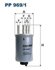 FILTRON Kraftstofffilter PP 969/1 Leitungsfilter für ROVER RANGE L320 SPORT 3 1