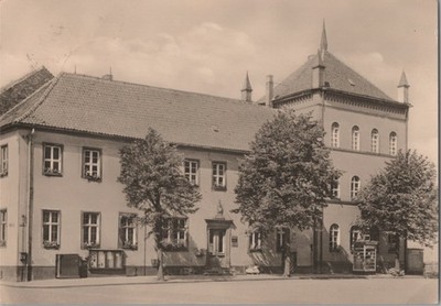 EK28, DDR, Ansichtskarten, Postkarten, Oschersleben, Bode, Rathaus, 1960