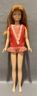 9” Vintage Mattel Barbie Skipper Doll 1963  Original Redhead Red Swimsuit