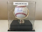 NOLAN RYAN AUTOGRAPHED BASEBALL HOF 99 Texas Rangers Steiner Sports COA
