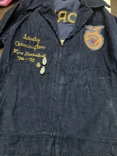 Vintage 1974-1975 FFA Corduroy Jacket Size 32