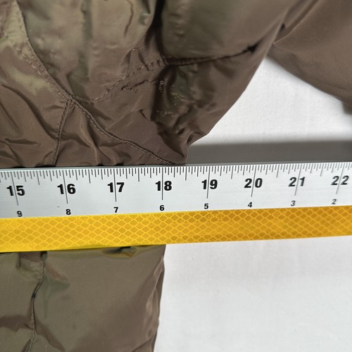 The North Face Prodigy 600 Jacket Womens Small Brown Down Puffer Bomber Zip - Picture 10 of 10
