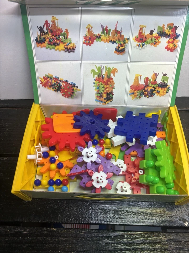 Vintage Quercetti Luna Park Gear Circus Building Toys Set  Made In Italy 1983 - Image 4 of 4