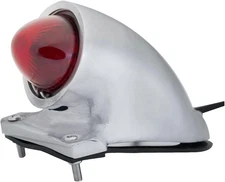 FATECIM Vintage Sparto Motorcycle Tail light Brake Stop Rear FTC-3028-Chrome 