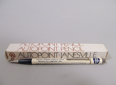 Vintage Union Carbide Calendar Pencil 1982 Autopoint Mechanical With Box