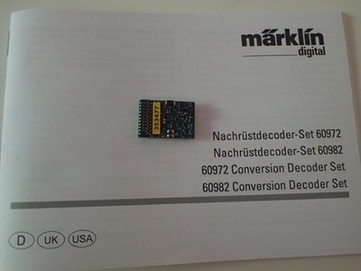 Märklin Digital Decoder 21mtc aus 60972 Multiprotokollfähig mfx DCC MM1 MM2