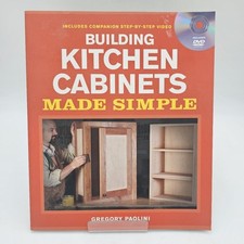 NEW Building Kitchen Cabinets Made Simple DVD Taunton Woodworking Guide PB