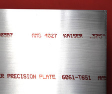 3/8" X 18" X 18" ALUMINUM 6061 T651 PLATE SOLID Sheet Mill Stock .375" Cut New