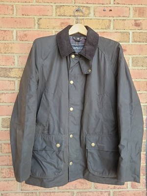 Barbour Ashby Wax Cotton Jacket Olive MWX0339OL71 Men's M (Pre-Owned, *READ*)