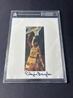 Elgin Baylor Signed Basketball 8x10 Slabbed Photo Auto Beckett BAS COA - J13
