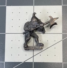 Vintage HOBGOBLIN WARRIOR w/ HALBERD metal GW Oldhammer 1980's citadel OOP BG25
