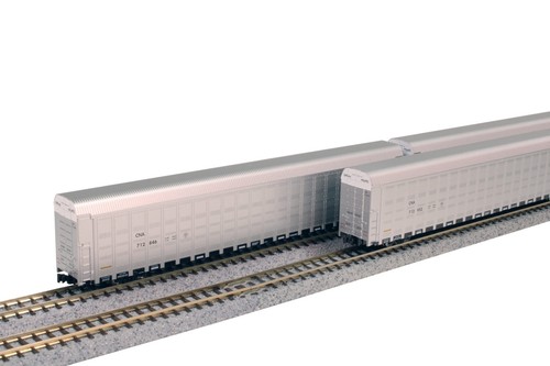 Kato 106-5509 N Scale Autorack Canadian National Aluminum Set of 4 - New | Zustand: New