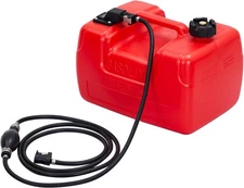 3 Gallon Portable Marine Tank External Fuel Tank Outboard Boat Motor Gas