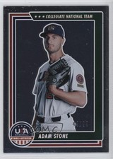 2022 USA Baseball Stars & Stripes Longevity Holo Silver 44/99 Adam Stone #32 2c0