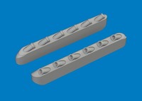 MW22 Eduard 672444 P-51D Exhaust Stacks W/ Fairing Print 1/72 Brassin For Arma