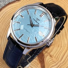 40MM Tandorio Blue dial Double Bow Sapphire Glass NH35A Automatic Mens Watch