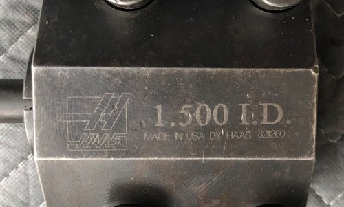 Haas 1.5" Boring Bar Holder, 5/8” Reducer, Boring Bar, CNC Tool Block 82260 - Picture 2 of 11