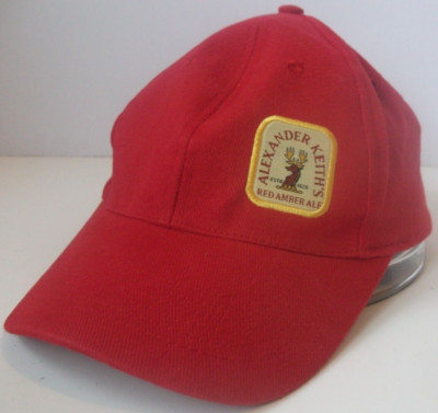 Alexander Keith's Beer Hat Red Amber Ale One Size Stretch Fit Baseball Cap