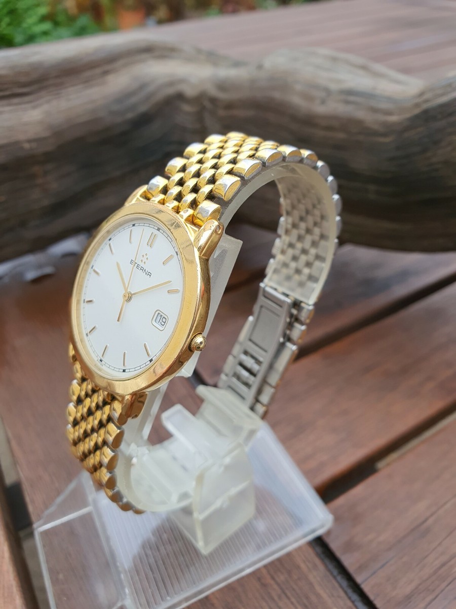 Eterna Men's Wrist Watch Ref 2101 22 Rise Bracelet Milanaise | eBay