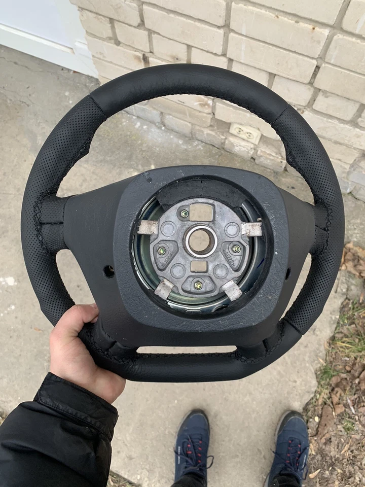 Volante fondo plano cuero mercedes-benz w163 ml430 ml320 ml350 Foto 3 de 4