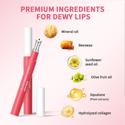 Moisturizing Lip Serum Lasting Moisturizing Lip Essence Plump Lip Oil 20g N h6kw - Picture 4 of 17