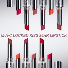 NEW MAC Locked Kiss 24hr LIPSTICK OPULENCE CONNOISSEUR GUTSY FREE SHIPPING