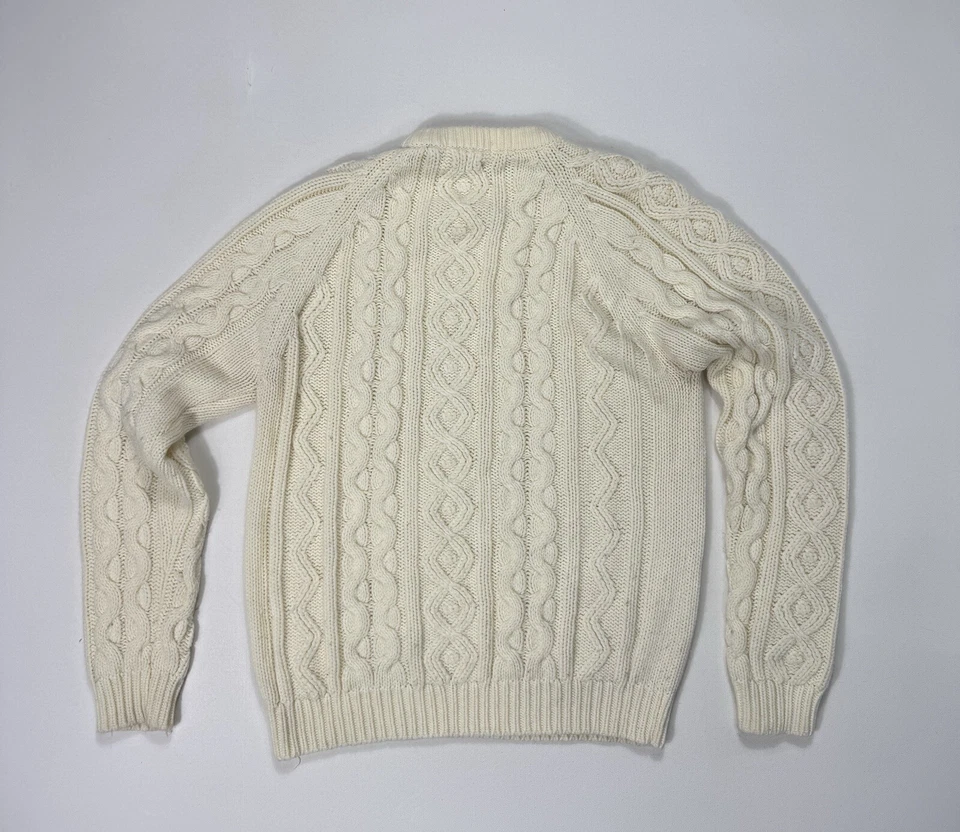 Sears Kings Road VTG Fisherman Sweater Men’s 38” Chest Outdoor Grandpa Classic - Image 2 of 4