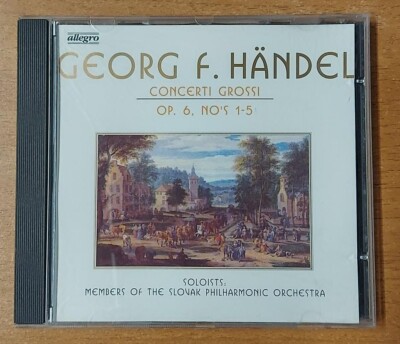 CD GEORG F. HANDEL CONCERTI GROSSI OP.6 NO'S 1-5 CONSEGNA 24/48H CON BRT