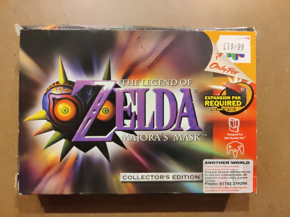 The Legend Of Zelda: Majora’s Mask N64 Collectors Edition NTSC USA Boxed