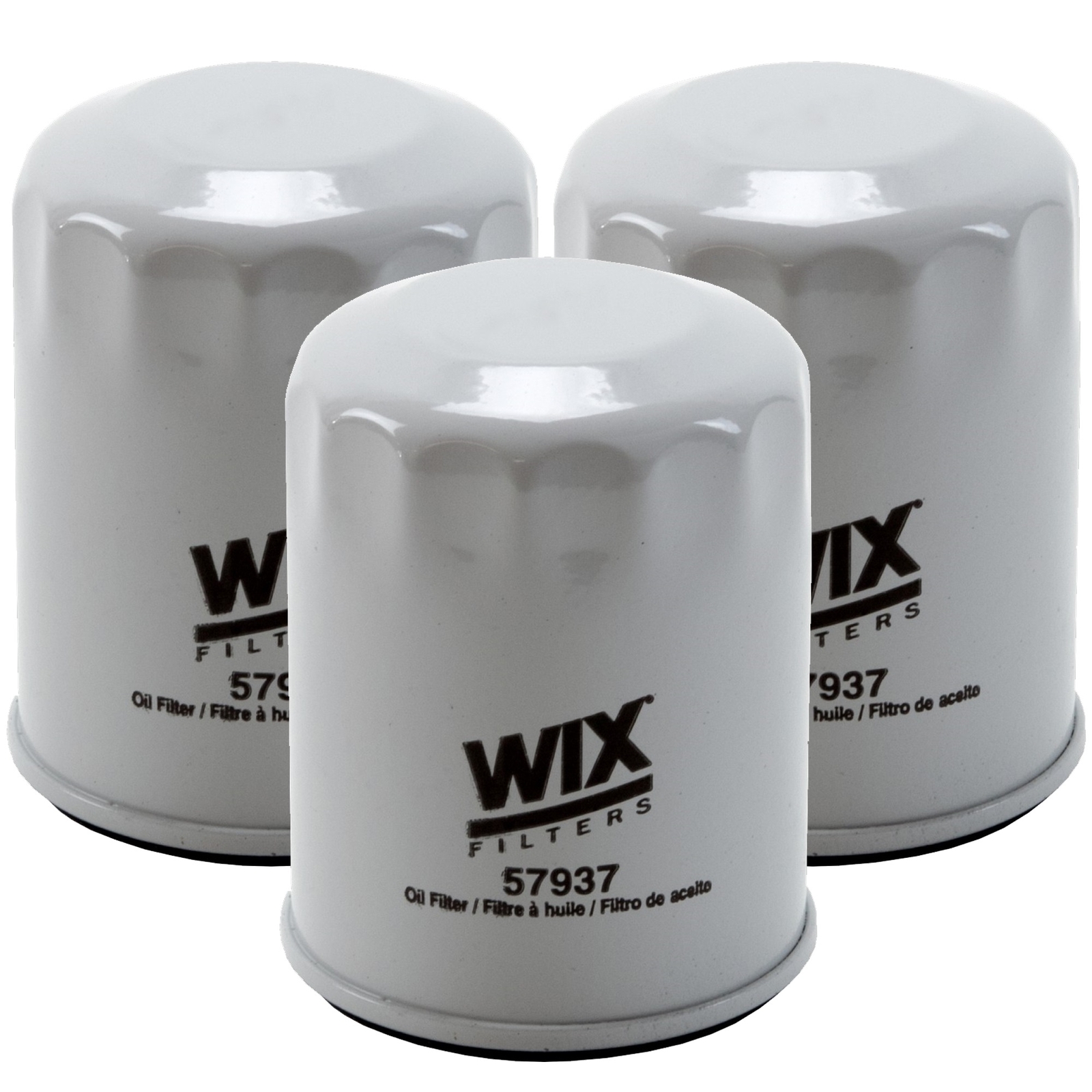 Wix Set of 3 Engine Motor Oil Filters For Arctic Cat ATVs