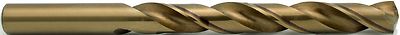35/64'' Heavy Duty Cobalt 135° Split Point Jobber Length Drill USA #300C-35/64