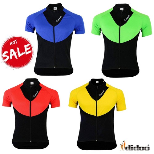 Didoo New Mens Cycling Jersey Short Sleeve Sportswear Top Pro Racing