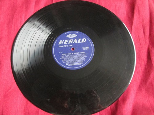 Burl Ives – Songs I Sang In Sunday School HERALD Word LLR 528 UK Vinyl Album LP - Picture 3 of 4