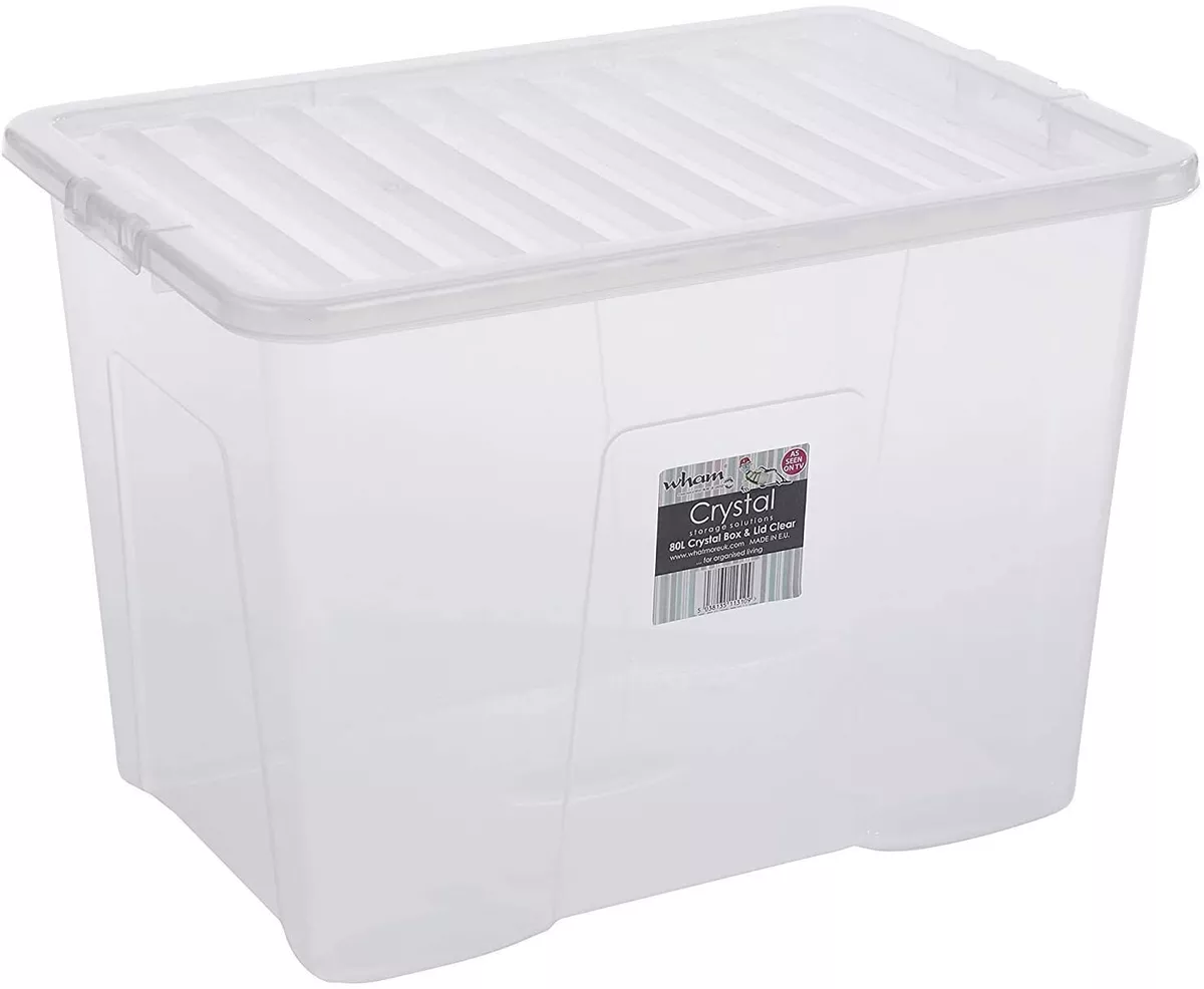 Large clear 2024 storage containers