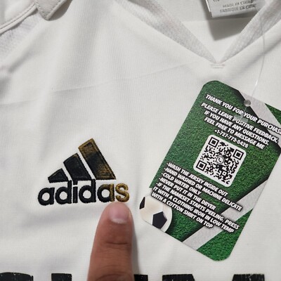 2006 Adidas Real Madrid Home Jersey Zinedine Zidane Kids XL 2006 Adidas Real Madrid Home Jersey Zinedine Zidane Kids XL