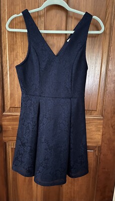 NWT Francesca's Navy Lace Dress