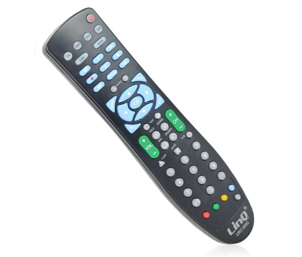 Telecomando Tv Linq URC-8900 pre-programmato, TELECOMANDO 6 in 1 UNIVERSALE RICA