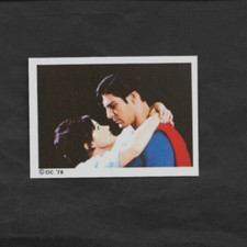 1978 Dutch Superman #125 SUPERMAN With LOIS LANE Card/Sticker DC Super Heroes