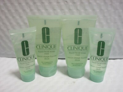 CLINIQUE LIQUID FACIAL SOAP MILD DRY COMBINATION *TRAVEL SIZE * DETAILS