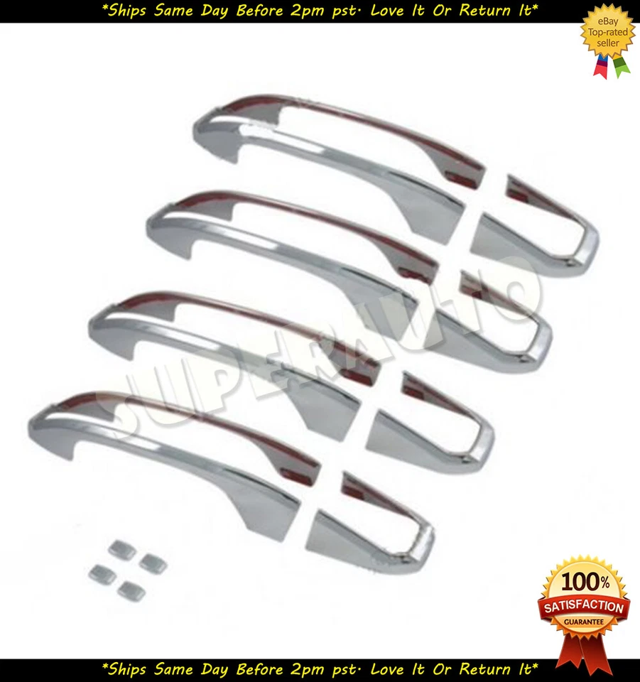 Espejo retrovisor cromado para Chevrolet Tahoe Suburban Yukon 2015-2020 + cubierta de moldura de mango LTZ Foto 4 de 4