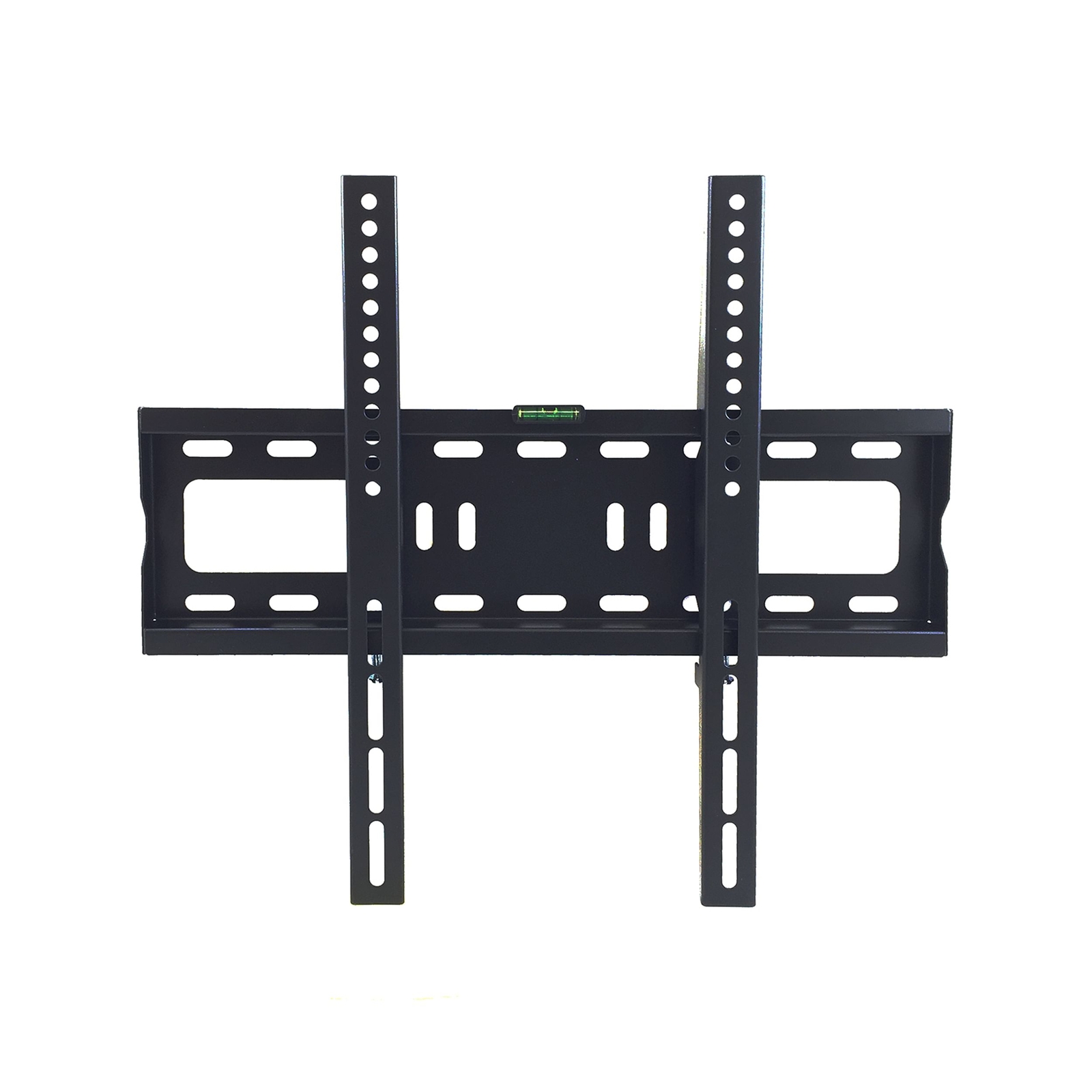 MegaMounts Heavy Duty Matte Black Finish Fixed Television Wall Mount for 26 - 55