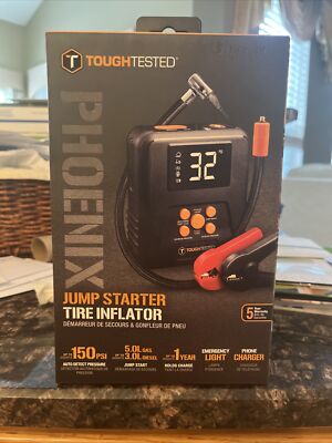 ToughTested ''Phoenix'' Jump Starter Tire Inflator(TT-JS-PHX)